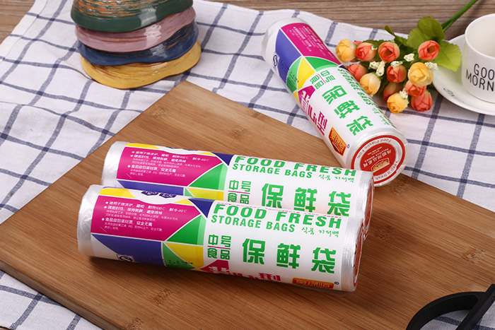 背心型保鮮袋PE卷裝點斷式全新料6552